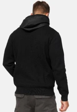 Indicode Jeans Reilly - Sweater Met Rits - Black -Indicode Jeans Verkoop 46dc41e3d14d4f2ca1476adf2bb88ea6