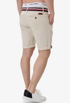 Indicode Jeans Chino Shorts Regular Chino Creel Heren Crème -Indicode Jeans Verkoop 473c1ddd0f9a1b699c78f7040cb18d71