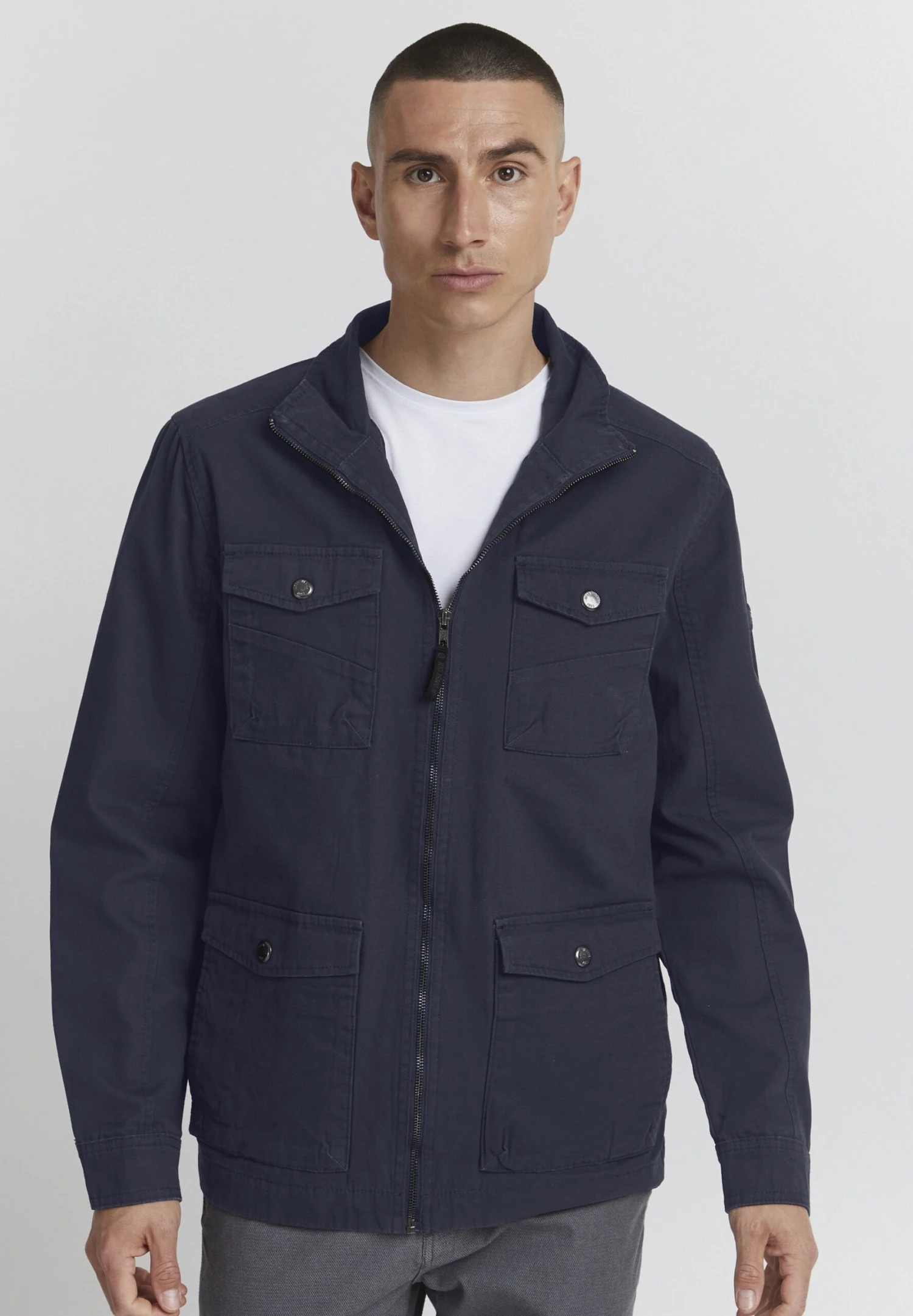 Indicode Jeans Idbolven - Lichte Jas - Navy 1 Indicode Jeans Idbolven - Lichte Jas - Navy