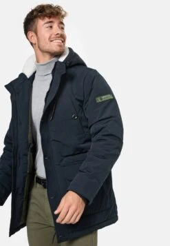 Indicode Jeans Winterjassen Winterjas West Heren Zwart -Indicode Jeans Verkoop 47675ff1d194740257a1fb060ffc92f5