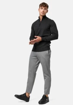 Indicode Jeans Coltruien Trui Gore Heren Zwart Gemêleerd -Indicode Jeans Verkoop 47b81cb203b9837452712ad5523a602a