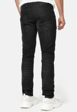 Indicode Jeans Mcintyre - Straight Leg Jeans - Black -Indicode Jeans Verkoop 480d0589d02b42daa6223b14f46e16a1