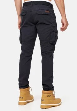 Indicode Jeans William - Cargobroek - New Black -Indicode Jeans Verkoop 4886807044264003a62b065c09ce36b3