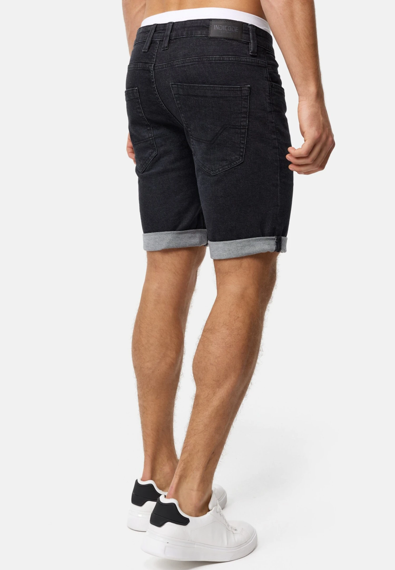 Indicode Jeans Anny - Jeansshort - Vintage Black 3 Indicode Jeans Anny - Jeansshort - Vintage Black - Image 3