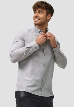 Indicode Jeans Langarm Kepner - Overhemd - Beetle