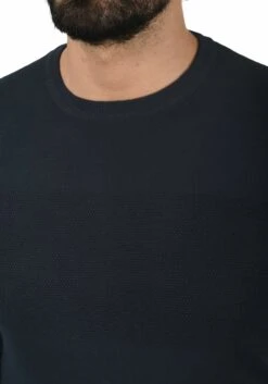 Indicode Jeans Crewneck Truien Trui Ernesto Heren Blauw / Navy / Donkerblauw -Indicode Jeans Verkoop 49985c1a5a70eb83166806948770b29a