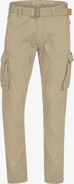 Indicode Jeans Cargobroeken Regular Cargobroek William Heren Ecru