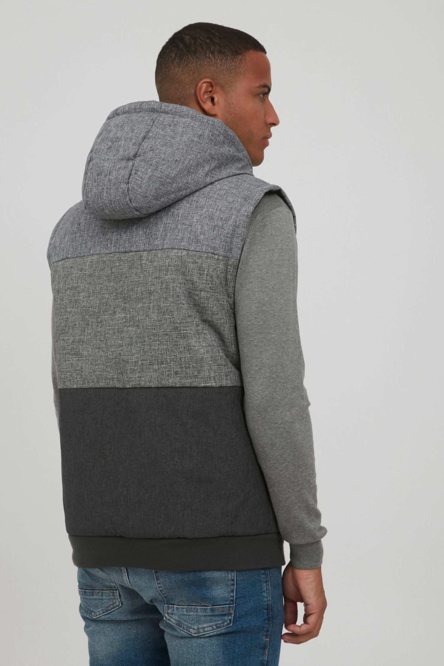 Indicode Jeans Bodywarmers Bodywarmer LECTER Heren Grijs 4 Indicode Jeans Bodywarmers Bodywarmer LECTER Heren Grijs - Image 4