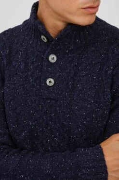 Indicode Jeans Coltruien Trui Benat Heren Navy -Indicode Jeans Verkoop 4b492c65911c88c55029295dd14e8492