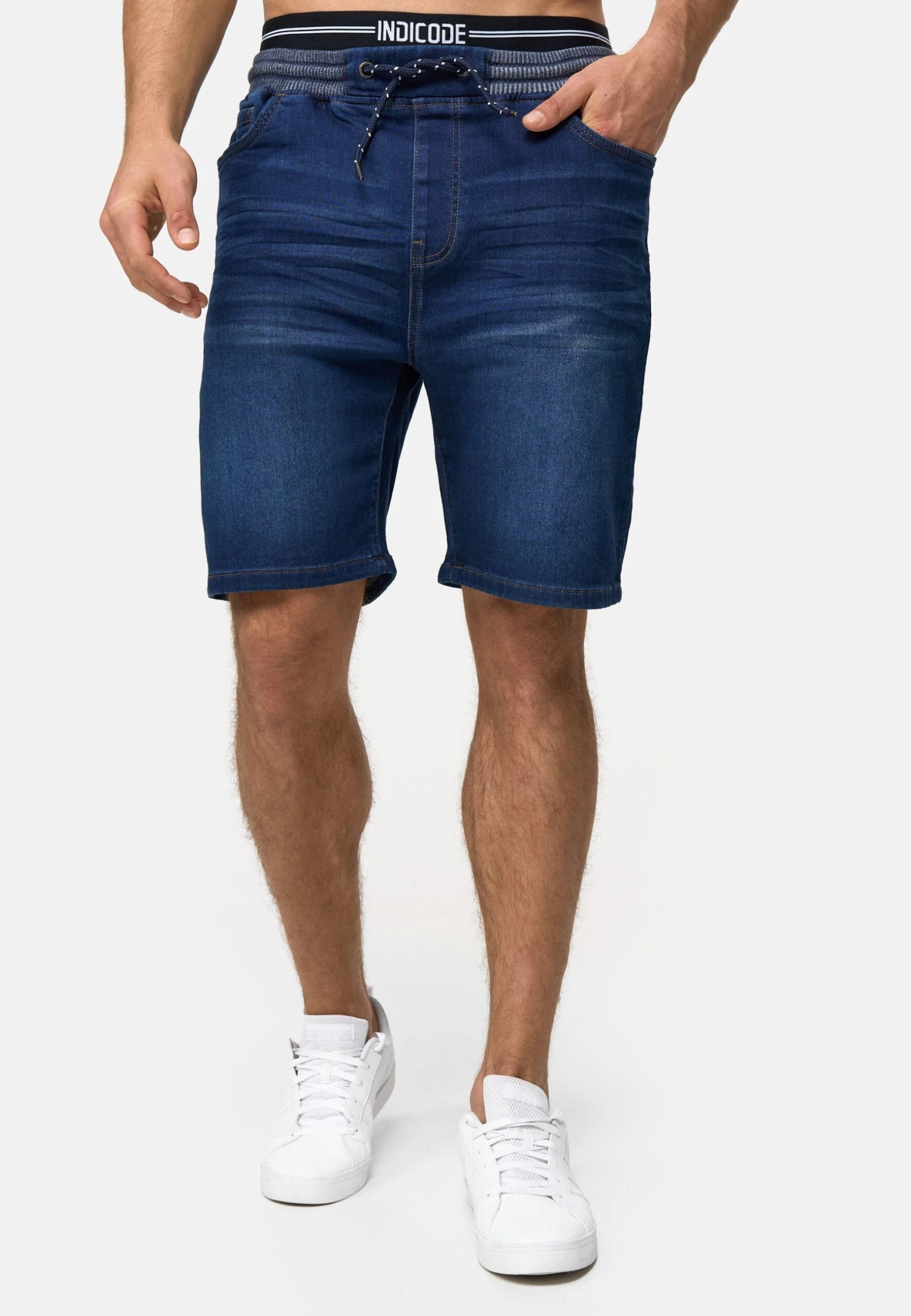Indicode Jeans Ettore - Jeansshort - Blue 1 Indicode Jeans Ettore - Jeansshort - Blue