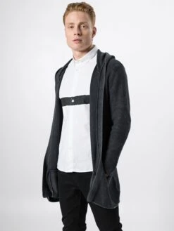 Indicode Jeans Vesten Gebreid Vest Graham Heren Zwart -Indicode Jeans Verkoop 4b4ddc0426f7d6a03b78761c4fa512e1