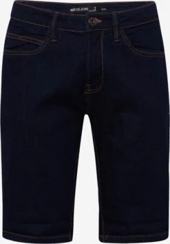 Indicode Jeans Denim Shorts Slimfit Jeans Kaden Heren Donkerblauw