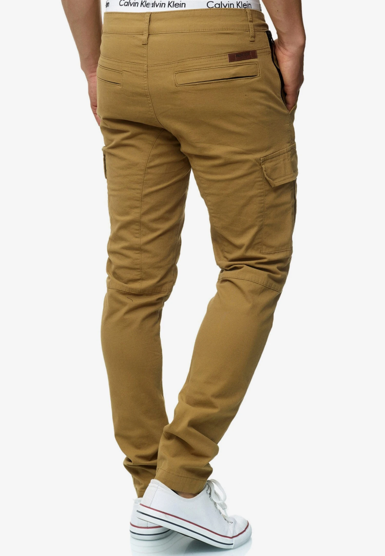 Indicode Jeans Cargobroeken Slimfit Cargobroek Mathews Heren Donkerbeige 5 Indicode Jeans Cargobroeken Slimfit Cargobroek Mathews Heren Donkerbeige - Image 5
