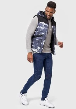 Indicode Jeans Bodywarmers Bodywarmer Simmons Heren Blauw -Indicode Jeans Verkoop 4bc862eadc01d8063acb0a577e3060ab