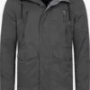 Indicode Jeans Parkas Winterparka Loaf Heren Donkergrijs