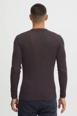 Indicode Jeans Crewneck Truien Trui Idvalerio Heren Navy / Bruin -Indicode Jeans Verkoop 4c2d0057f13d6c40e54c97279df46da9