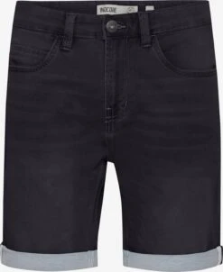 Indicode Jeans Denim Shorts Regular Jeans Heren Zwart