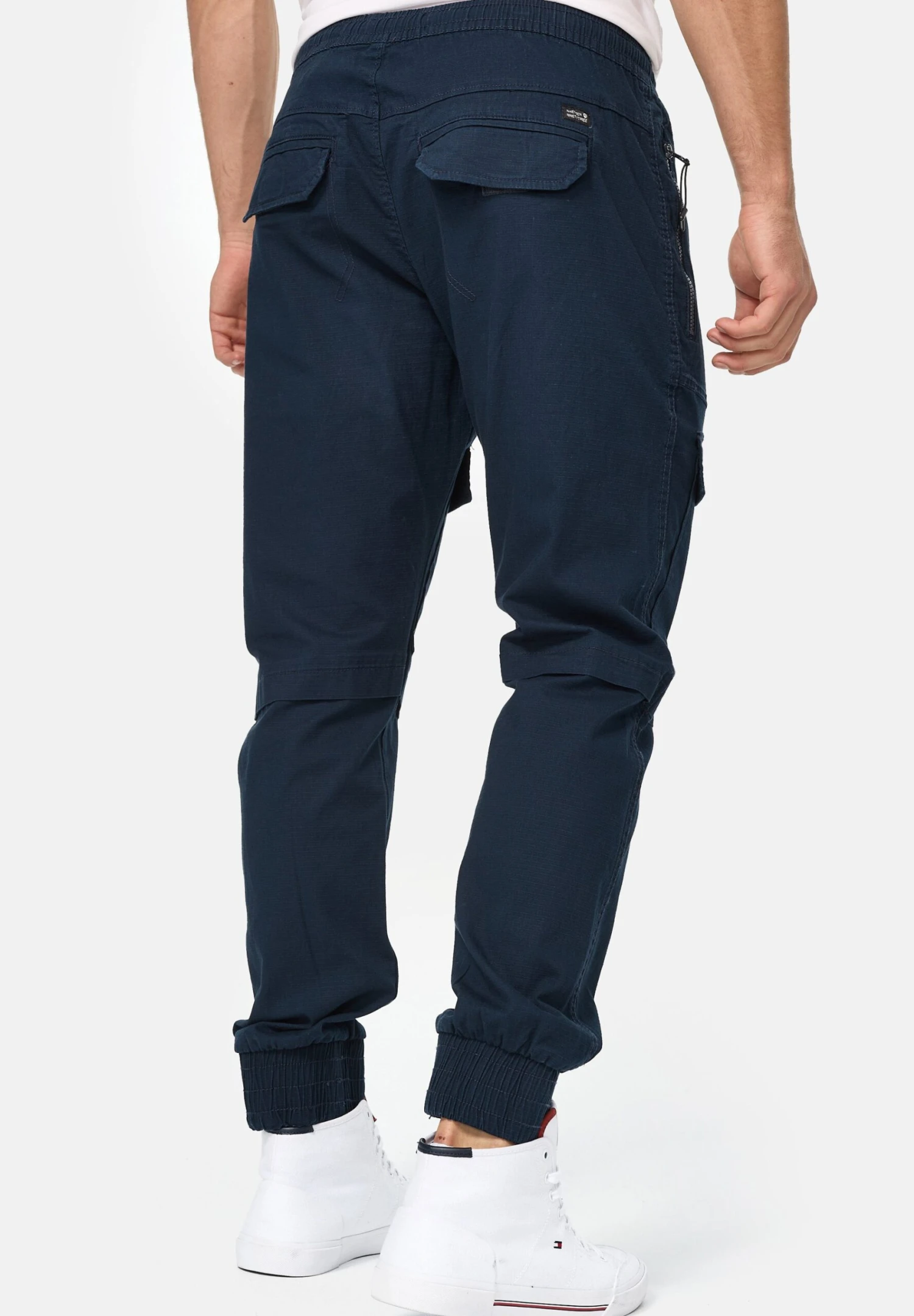 Indicode Jeans Dennis - Cargobroek - Navy 3 Indicode Jeans Dennis - Cargobroek - Navy - Image 3