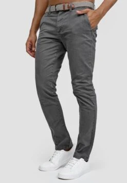 Indicode Jeans Chinos Regular Chino Heren Grijs -Indicode Jeans Verkoop 4dbcddab596a5d78d1f18d6f1deee7da