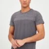 Indicode Jeans Idrosto - T-Shirt Print - Pewter