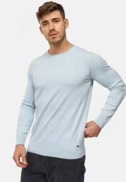 Indicode Jeans Crewneck Truien Trui Gamal Heren Blauw -Indicode Jeans Verkoop 4f13fbc1527017bfcaaf5d01bb9f767b