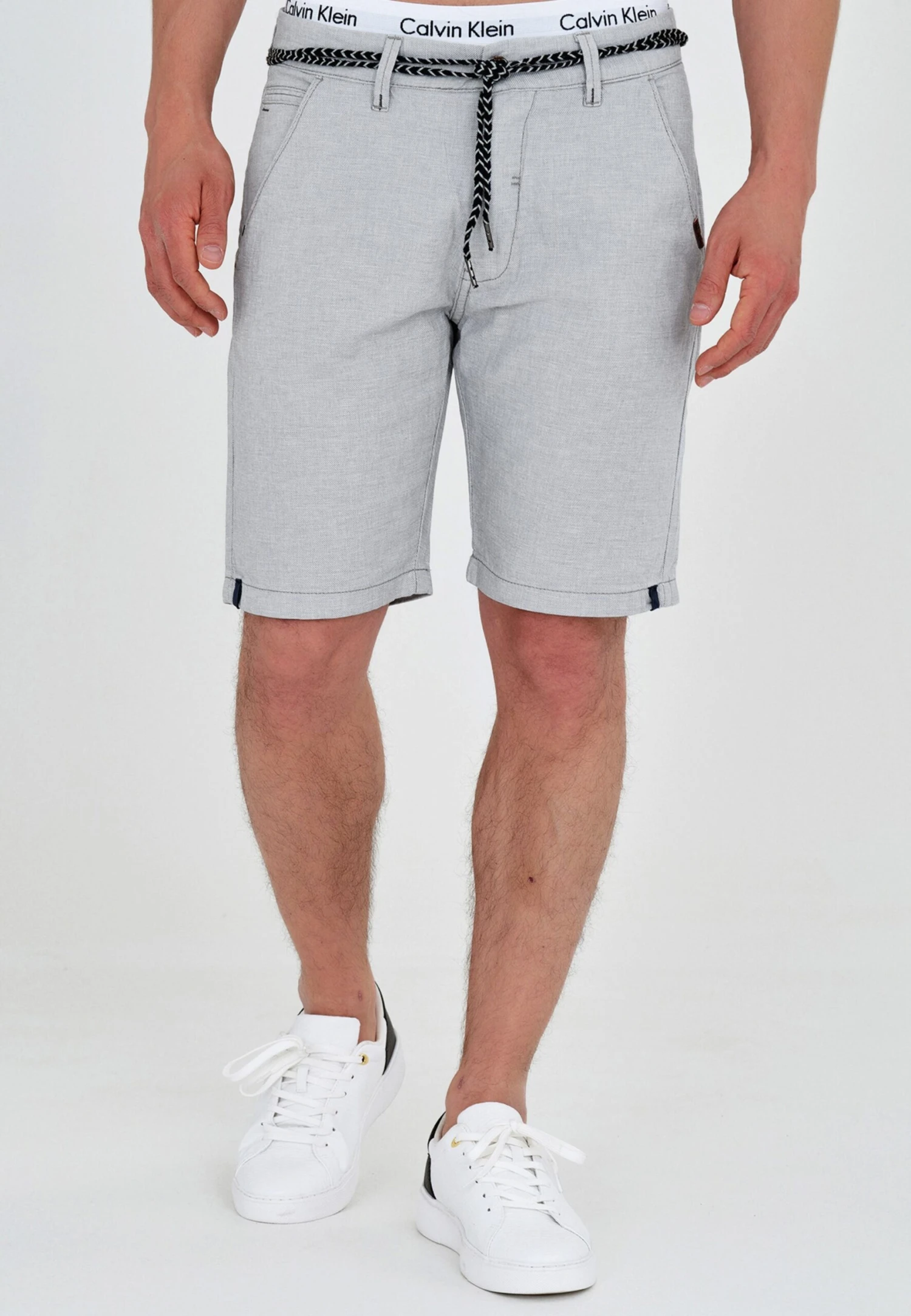 Indicode Jeans Shorts Regular Broek Sant Cugat Heren Grijs 2 Indicode Jeans Shorts Regular Broek Sant Cugat Heren Grijs - Image 2