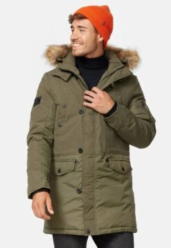 Indicode Jeans Jarl - Winterjas - Army -Indicode Jeans Verkoop 504be6b5b3cb4faa9f0a3f1fcd316fec