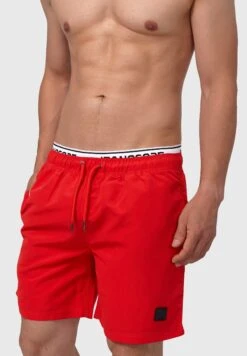Indicode Jeans Solomon - Zwemshorts - Goji Berry