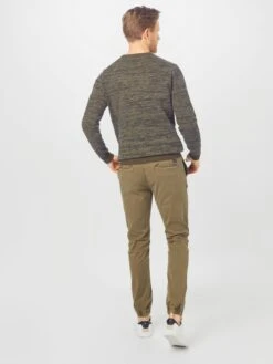 Indicode Jeans Pantalons Tapered Broek Fields Heren Kaki -Indicode Jeans Verkoop 50929888cabae3f0cc16fce3e5346707