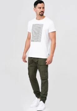Indicode Jeans Cargobroeken Regular Cargobroek Leonard Heren Groen -Indicode Jeans Verkoop 51d3eda1355de60754b2a6f13579eaf2