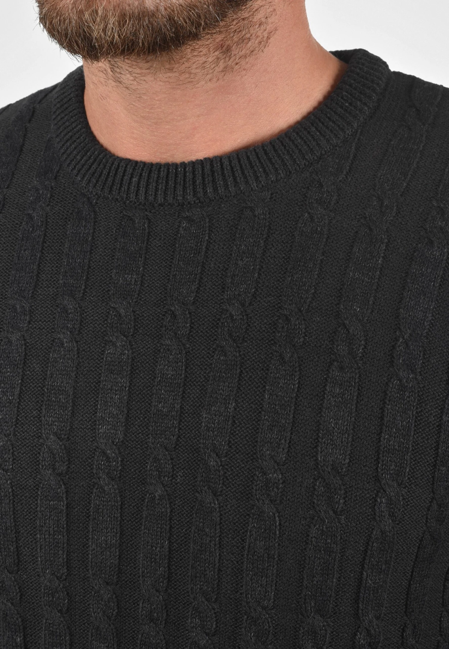 Indicode Jeans Idpauletta - Trui - Charcoal Mix 4 Indicode Jeans Idpauletta - Trui - Charcoal Mix - Image 4