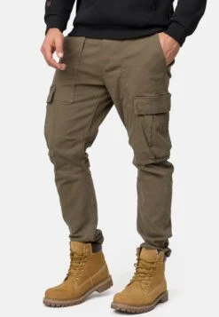 Indicode Jeans Walsh - Cargobroek - Army -Indicode Jeans Verkoop 51fdaf5ea84b4aeba502f8adac493cb1