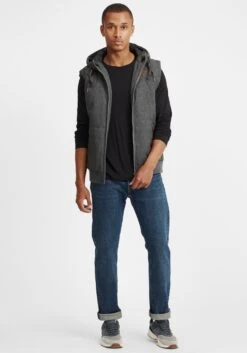 Indicode Jeans Bodywarmers Bodywarmer Lecter Heren Grijs / Donkergrijs -Indicode Jeans Verkoop 527b77527207b42e0eb7bfff4571ff73