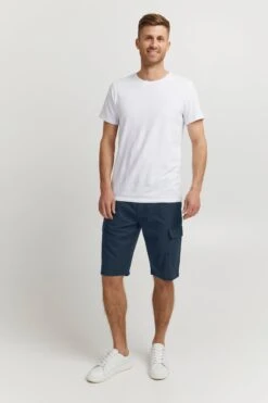 Indicode Jeans Shorts Regular Broek Heren Nachtblauw -Indicode Jeans Verkoop 52d698a9bbb9f116735537e2878483eb