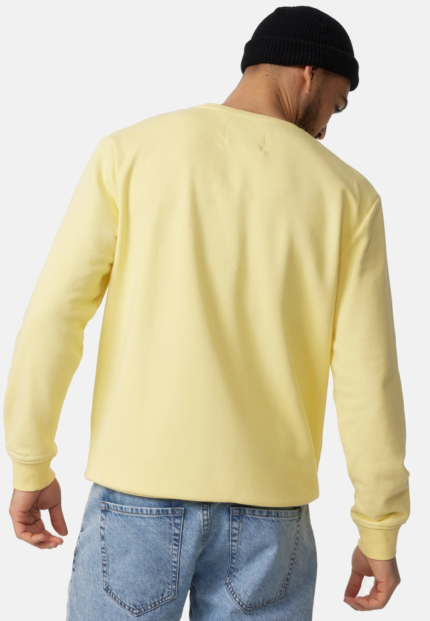 Indicode Jeans Holt - Sweater - Pale Banana 3 Indicode Jeans Holt - Sweater - Pale Banana - Image 3