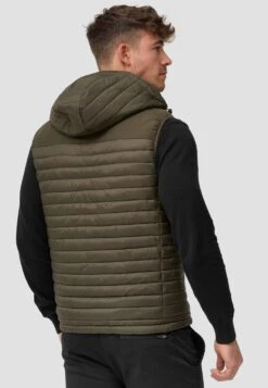 Indicode Jeans Bodywarmers Bodywarmer Leach Heren Groen -Indicode Jeans Verkoop 52e197ed1ec2b10b5a037b0722f69d0f