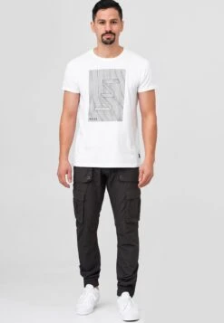 Indicode Jeans Cargobroeken Regular Cargobroek Leonard Heren Grijs -Indicode Jeans Verkoop 53101d131c906391af630f01b17de014