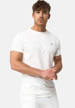 Indicode Jeans Kloge - T-Shirt Basic - Offwhite