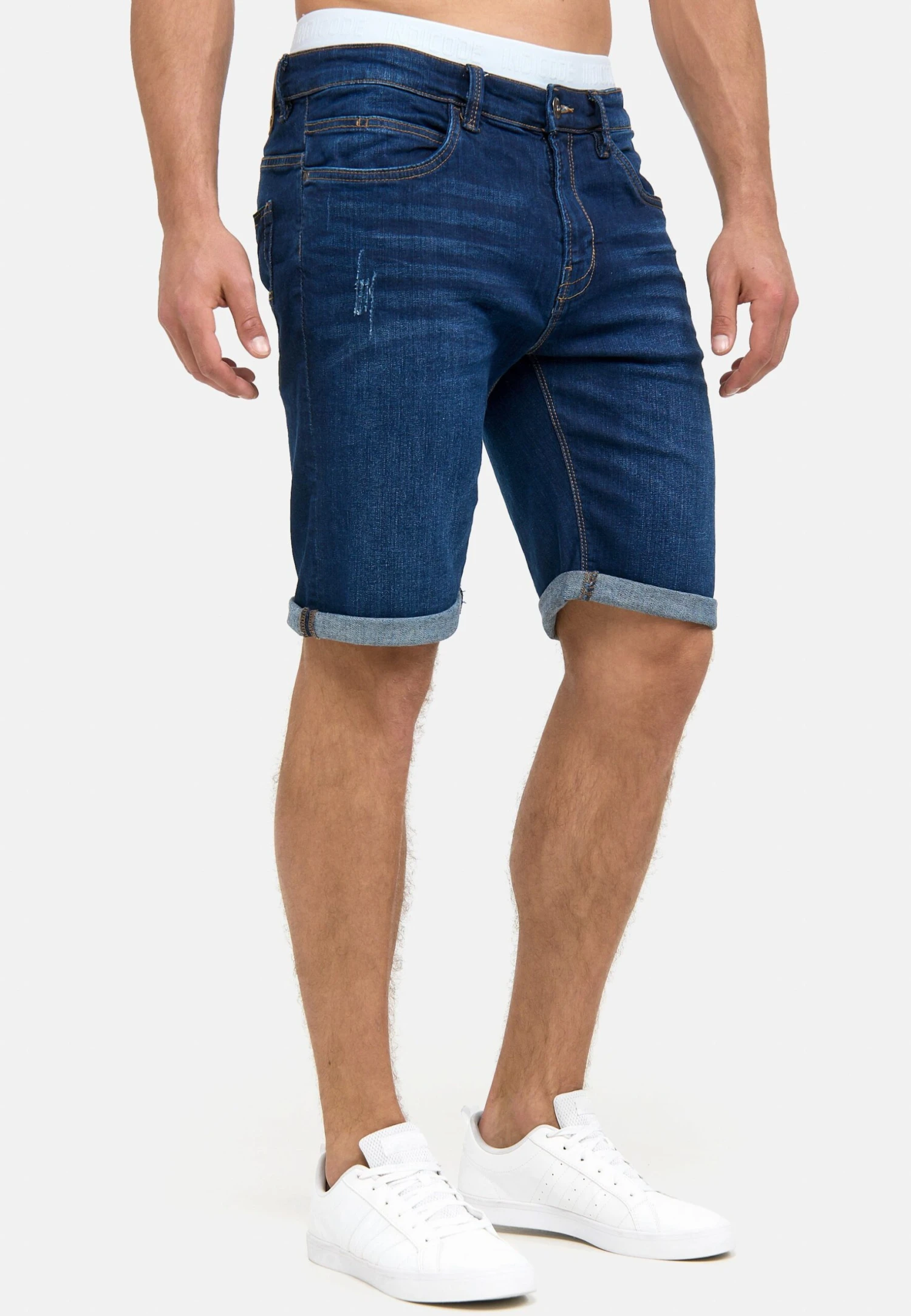 Indicode Jeans Cuba Caden - Jeansshort - Blau 4 Indicode Jeans Cuba Caden - Jeansshort - Blau - Image 4