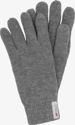 Indicode Jeans Handschoenen Vingerhandschoenen Jason Heren Grijs Gemêleerd