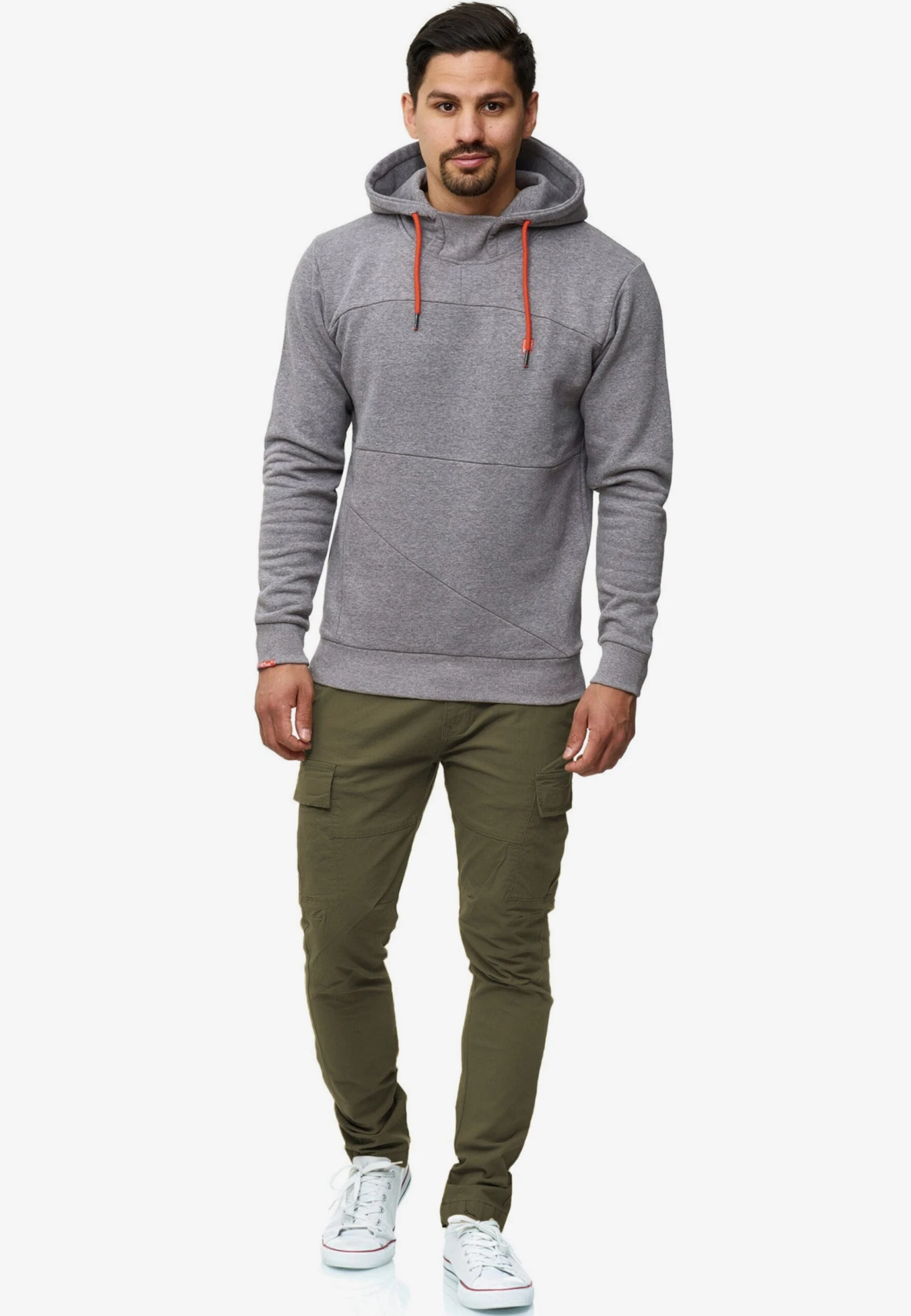 Indicode Jeans Cargobroeken Slimfit Cargobroek Mathews Heren Kaki 3 Indicode Jeans Cargobroeken Slimfit Cargobroek Mathews Heren Kaki - Image 3