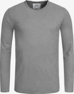 Indicode Jeans Longsleeves Shirt Willbur Heren Rookgrijs