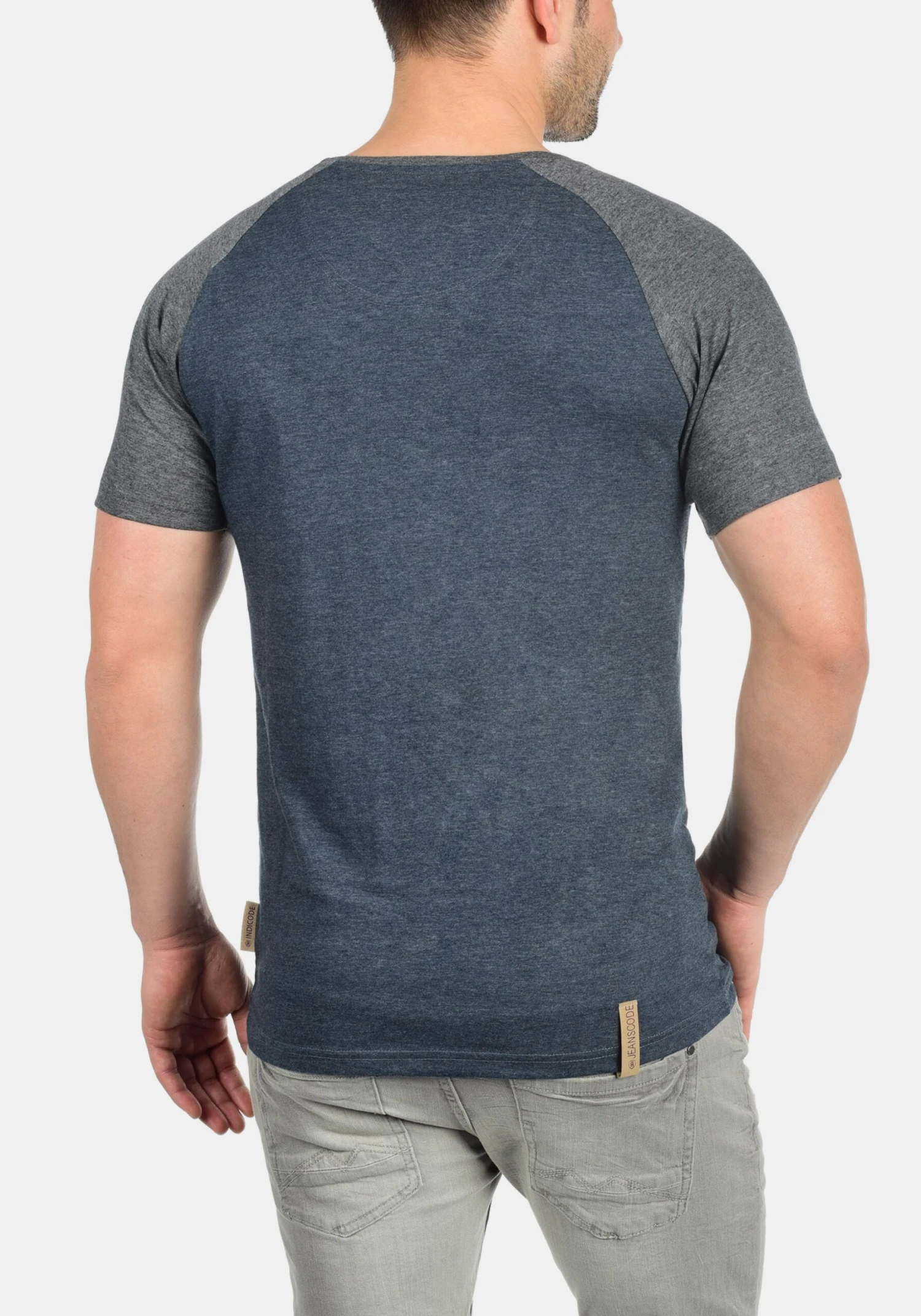 Indicode Jeans T-shirts Shirt Gresham Heren Navy 3 Indicode Jeans T-shirts Shirt Gresham Heren Navy - Image 3