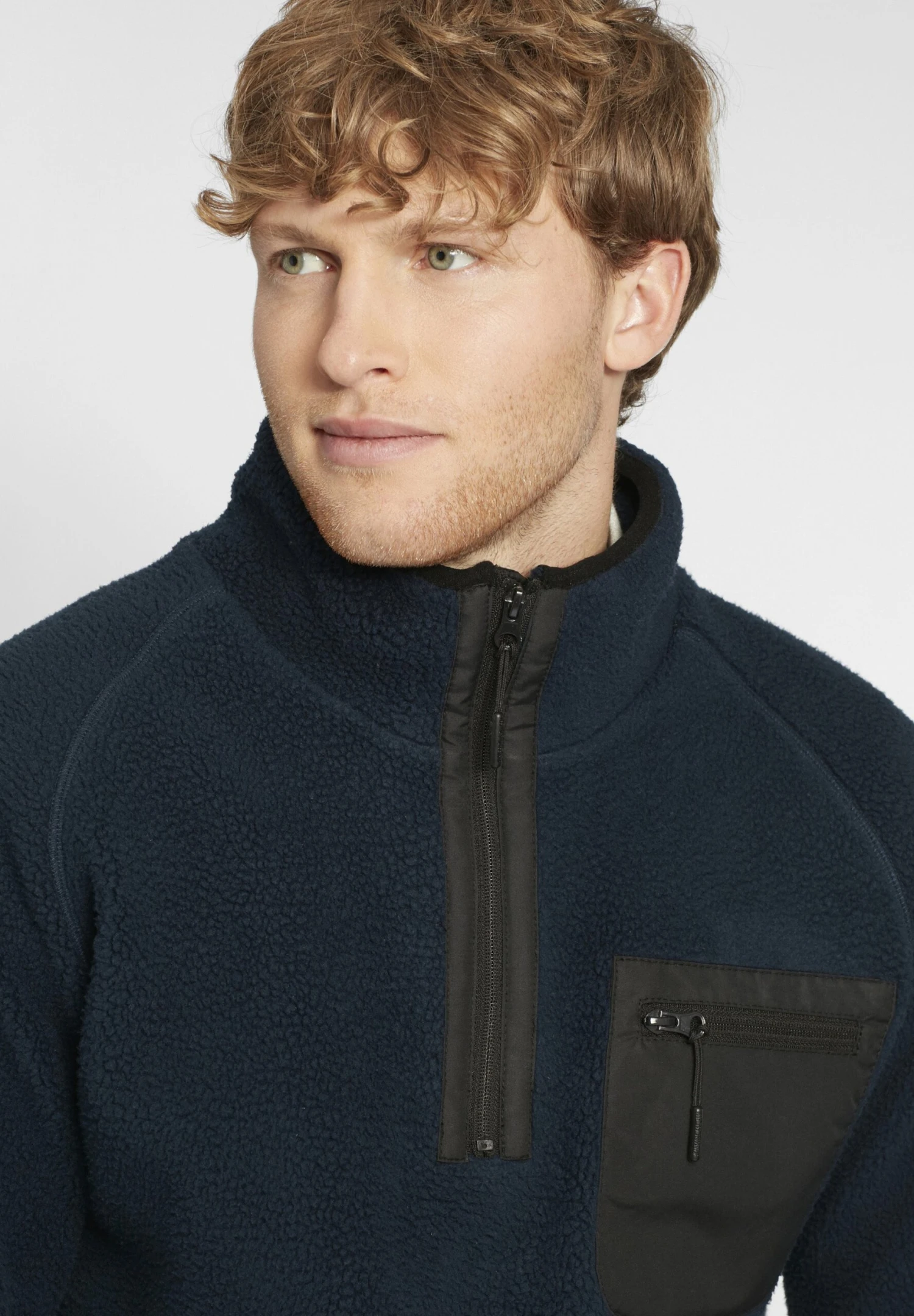 Indicode Jeans Idtrout - Fleecejas - Navy 4 Indicode Jeans Idtrout - Fleecejas - Navy - Image 4