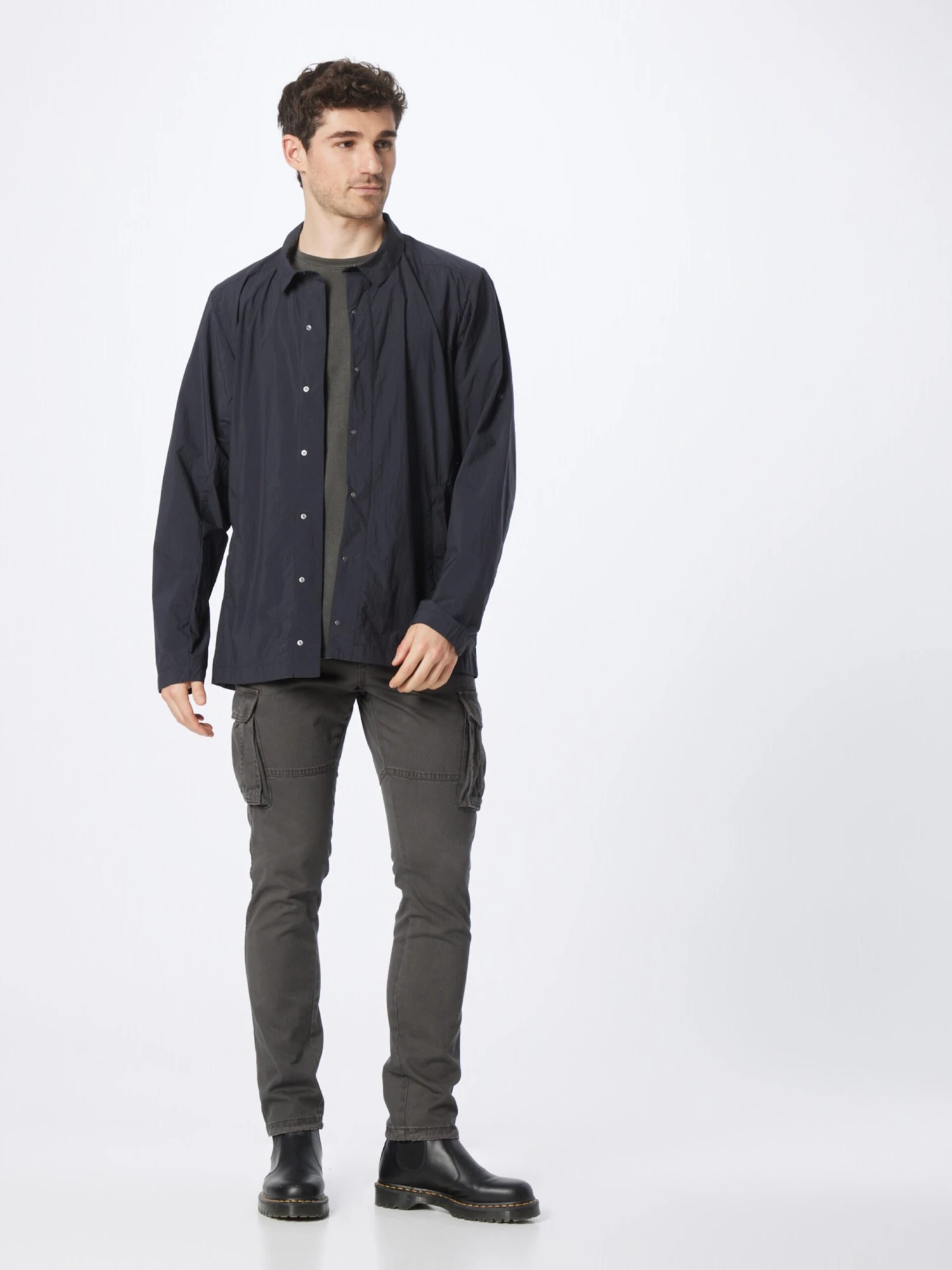 Indicode Jeans Cargobroeken Regular Cargobroek Villiam Heren Donkergrijs 4 Indicode Jeans Cargobroeken Regular Cargobroek Villiam Heren Donkergrijs - Image 4