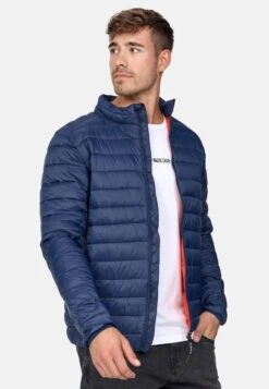 Indicode Jeans Tussenjassen Tussenjas Amare Heren Blauw -Indicode Jeans Verkoop 564e527e9ed224f53a8c77c6ae90bca3