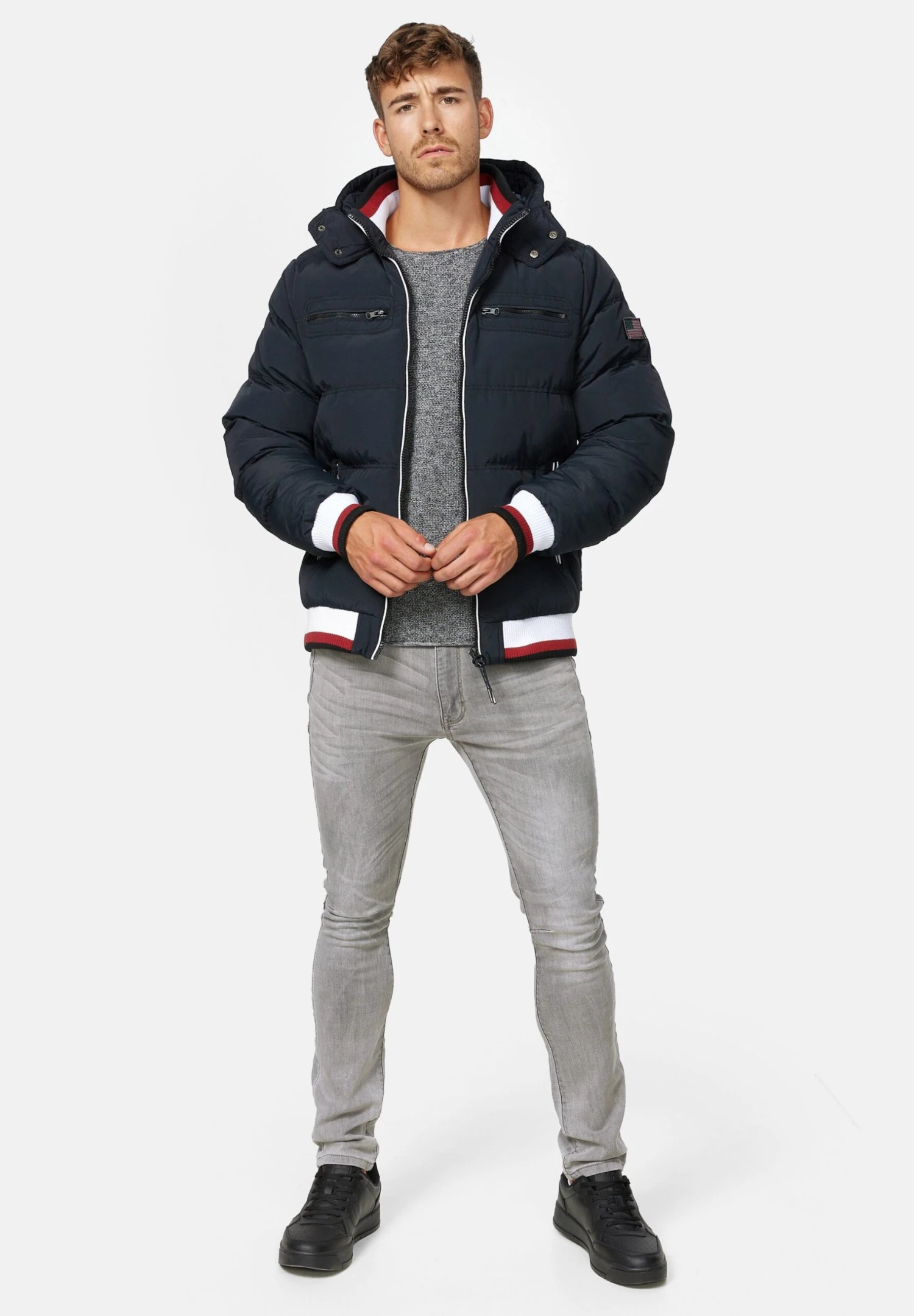 Indicode Jeans Marlon - Winterjas - Black 2 Indicode Jeans Marlon - Winterjas - Black - Image 2