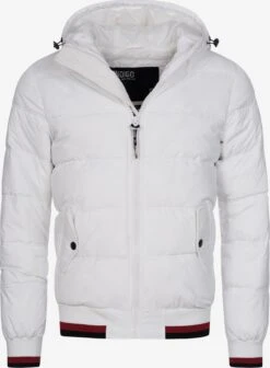 Indicode Jeans Winterjassen Winterjas Bacon Heren Wit