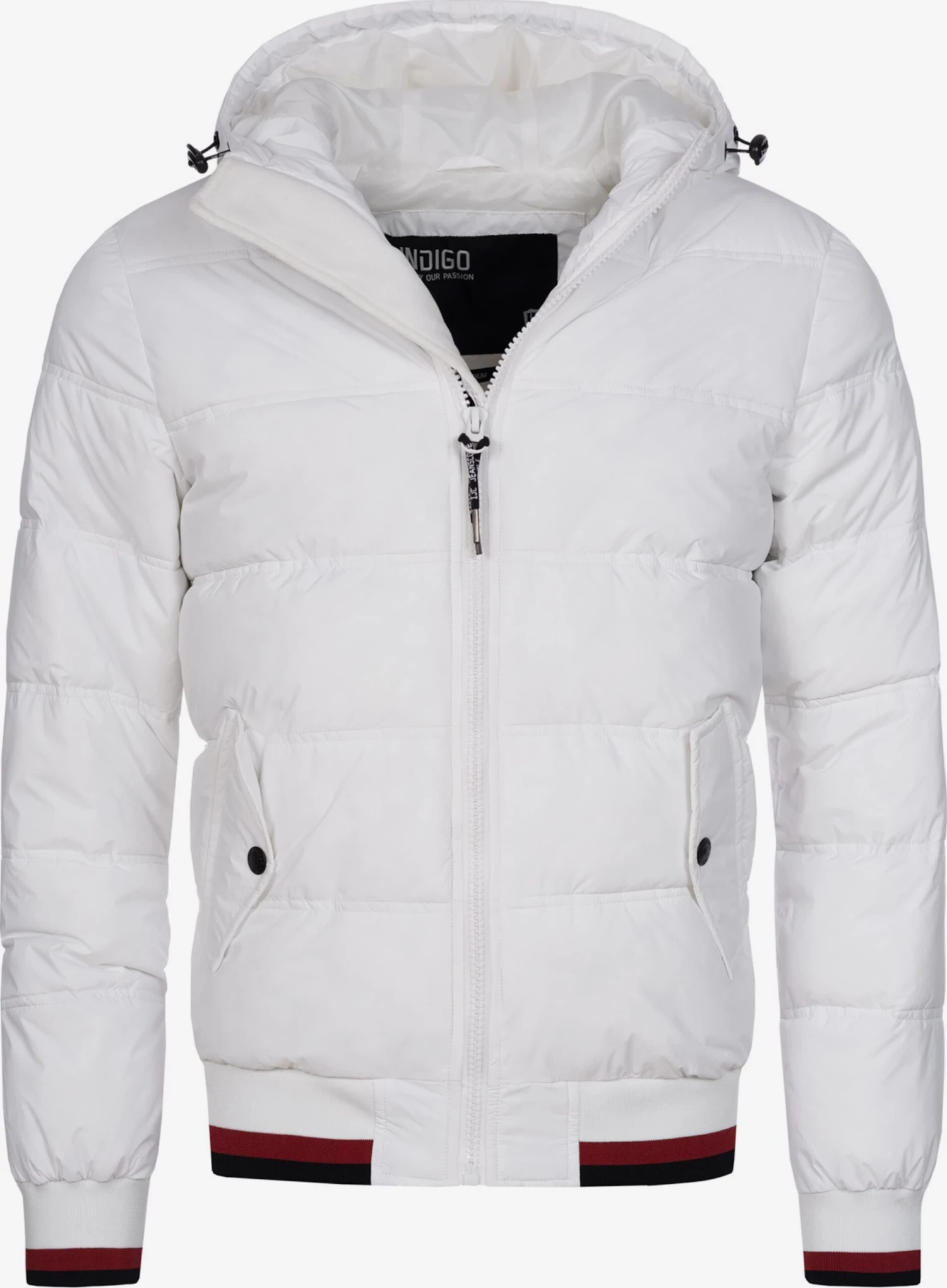 Indicode Jeans Winterjassen Winterjas Bacon Heren Wit 1 Indicode Jeans Winterjassen Winterjas Bacon Heren Wit