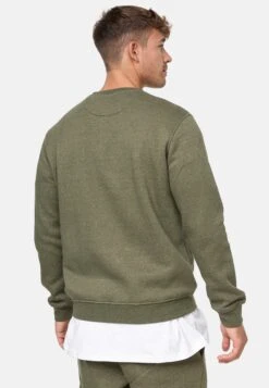 Indicode Jeans Crewneck Truien Trui Luk Heren Groen Gemêleerd -Indicode Jeans Verkoop 56bfff5555c7bf09783e3874a1f3db98